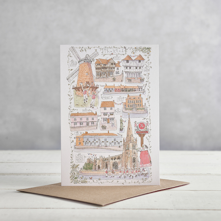 Buy Thaxted Greetings Card from Helen Wiseman Illustration