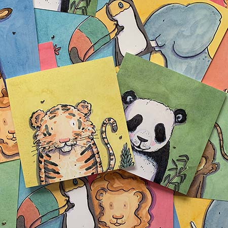 Buy Jungle Greetings Cards from Helen Wiseman Illustration