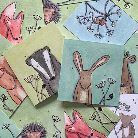 Buy Woodland Greetings Cards from Helen Wiseman Illustration